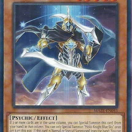 MAZE-043 · Meck-Cavaliere Cielo Blu / Mekk-Knight Blue Sky R (ITA)