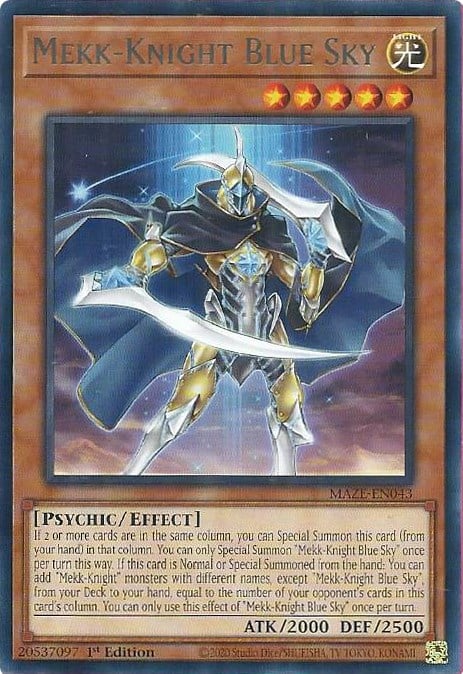 MAZE-043 · Meck-Cavaliere Cielo Blu / Mekk-Knight Blue Sky R (ITA)