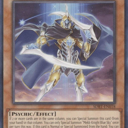 SDBT-018 · Meck-Cavaliere Cielo Blu / Mekk-Knight Blue Sky (ITA)