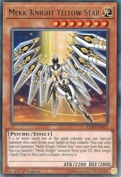 EXFO-017 · Meck-Cavaliere Stella Gialla / Mekk-Knight Yellow Star R (ITA)