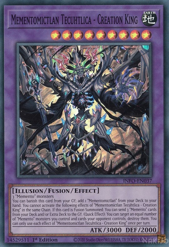 INFO-037sr · Mementomictlan Tecuhtlica - Creation King SR (ITA)