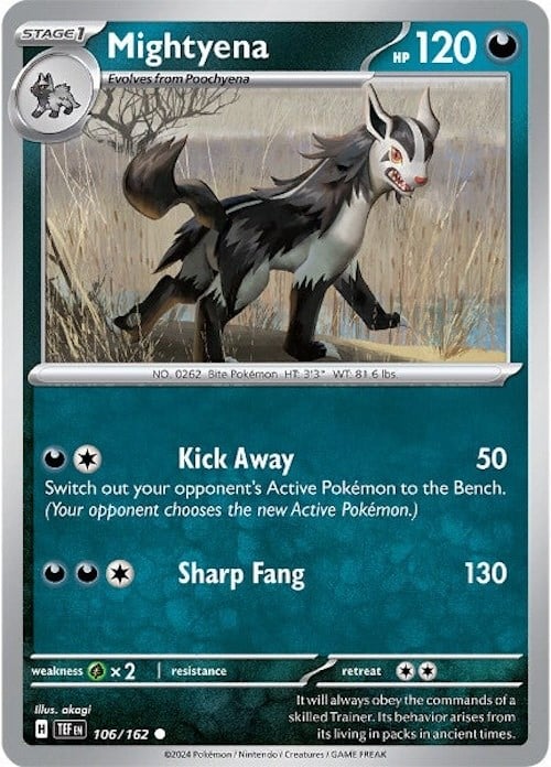 TEF-106 · Mightyena (106/162) (ITA)