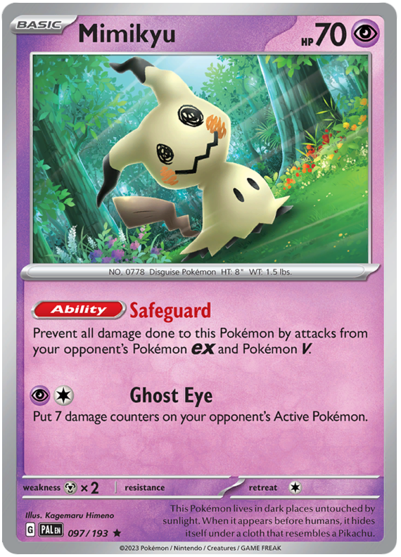 PAL-097 · Mimikyu R (097/193) (ITA)