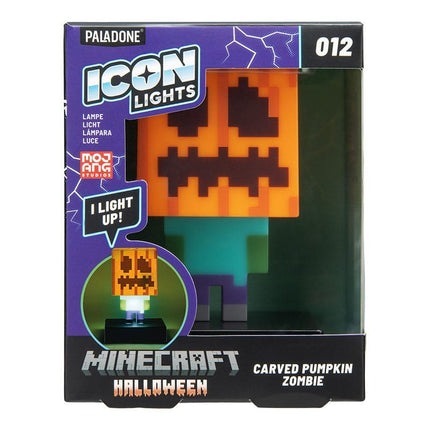 Minecraft - Zombie Jack O Lantern Light Figure