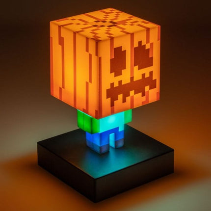 Minecraft - Zombie Jack O Lantern Light Figure