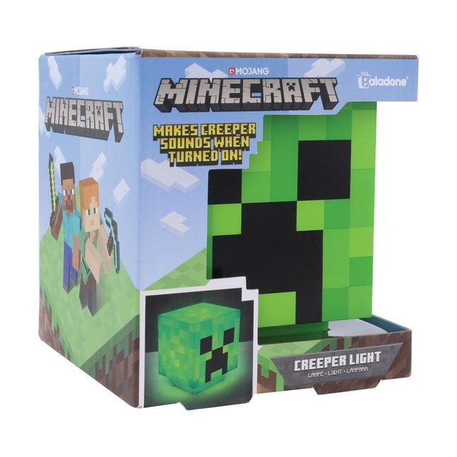 Minecraft - Lampada Light Creeper 11 cm