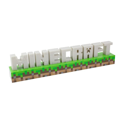 Minecraft Logo Light - Lampada Minecraft 41 cm