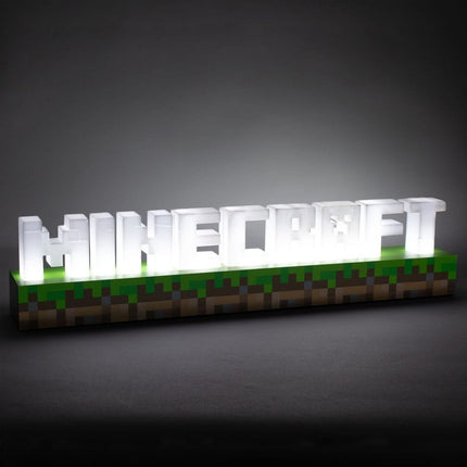 Minecraft Logo Light - Lampada Minecraft 41 cm