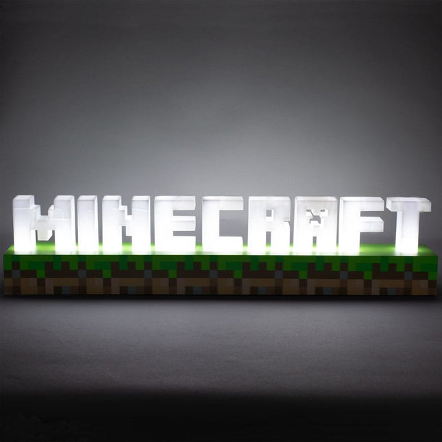 Minecraft Logo Light - Lampada Minecraft 41 cm