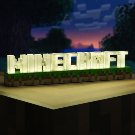 Minecraft Logo Light - Lampada Minecraft 41 cm