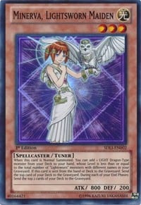 SDLI-002 · Minerva, Fanciulla Fedele della Luce / Minerva, Lightsworn Maiden SR (ITA)