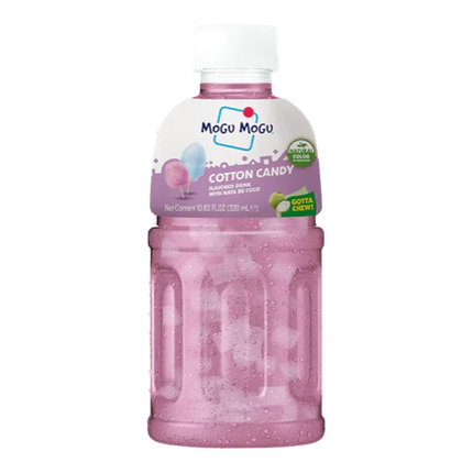 Mogu Mogu Cotton Candy - Bevanda al Gusto Zucchero Filato con Nata De Coco