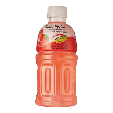 Mogu Mogu Fragola - Bevanda alla Frutta con Nata De Coco