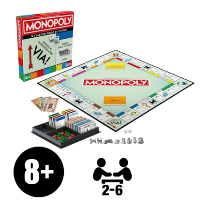 Monopoly Classico Refresh – Gioco da Tavolo Hasbro