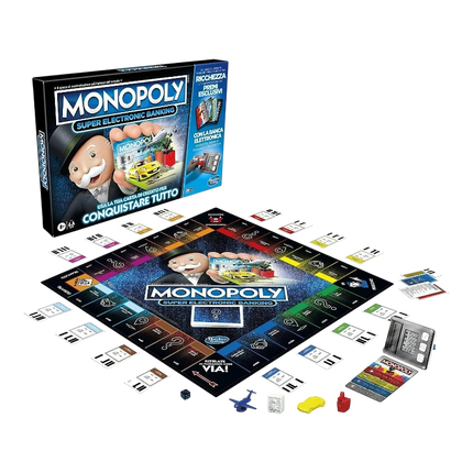 Monopoly - Hasbro Super Electronic Banking Gioco da Tavolo