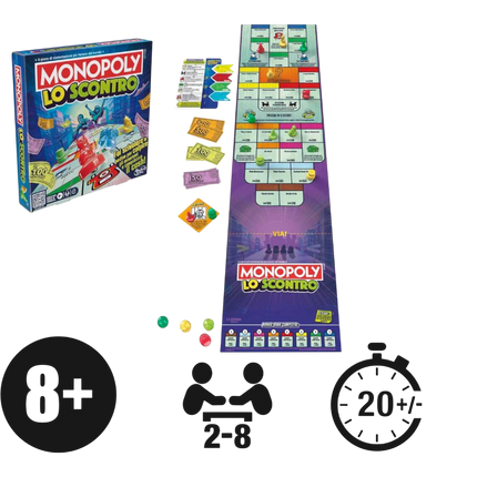 Monopoly lo scontro gioco da tavolo