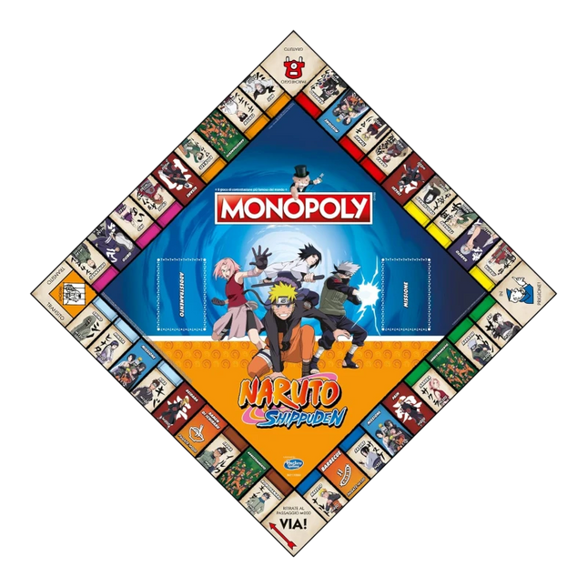 Monopoly Naruto Shippuden – Gioco da Tavolo a Tema Anime