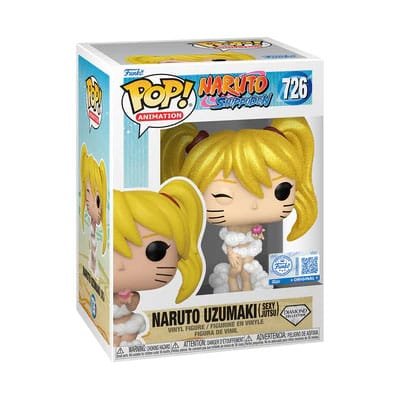 Naruto Pop! Animation Vinyl Figure Naruto(Sexy Jutsu) Diamond Collection Exclusive Edition 9 cm