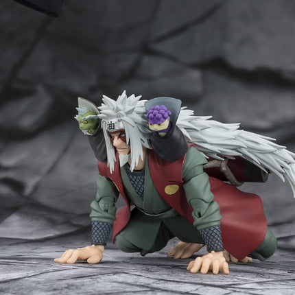 Naruto S.H.Figuarts Action Figure Jiraiya Hidden Leaf Heroic Master Sage (Sage Mode Set) 17 cm
