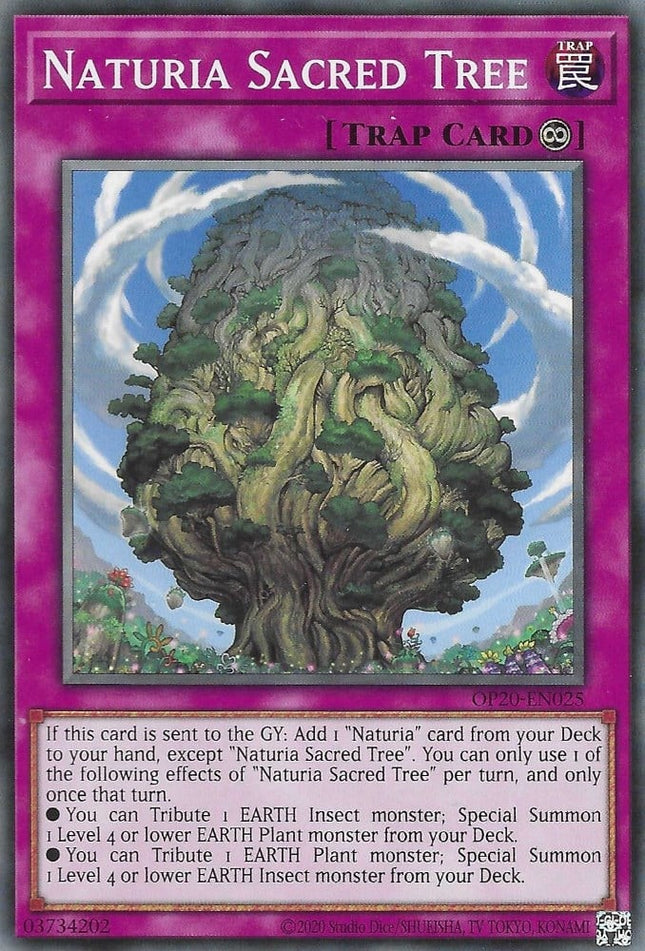 OP20-025 · Naturia l'Albero Sacro / Naturia Sacred Tree (ITA)