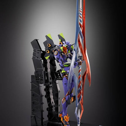 Neon Genesis Evangelion Metal Build Action Figure Eva Test Type-01 30th with the Spear of Gaius 22 cm