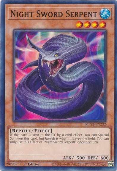 MP22-232 · Serpente Spada della Notte / Night Sword Serpent
