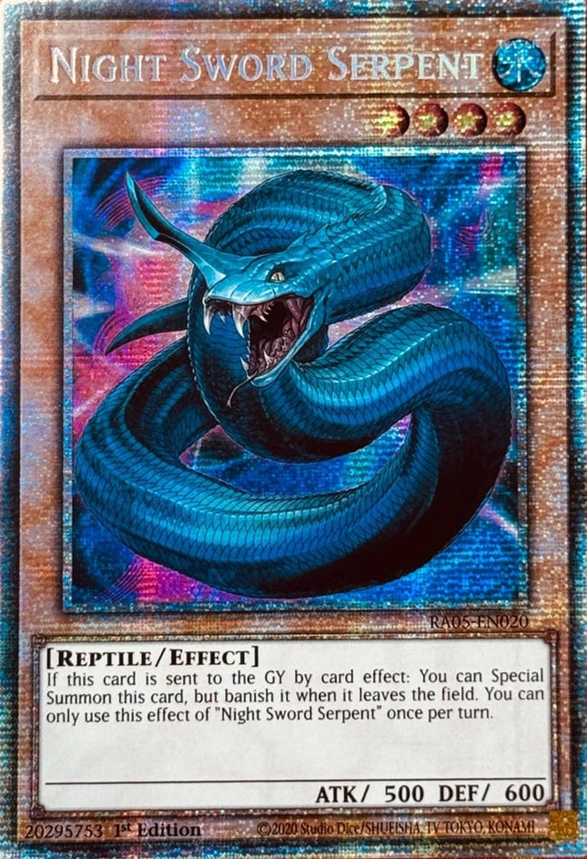 RA05-020sl · Serpente Spada della Notte / Night Sword Serpent STR (ITA)