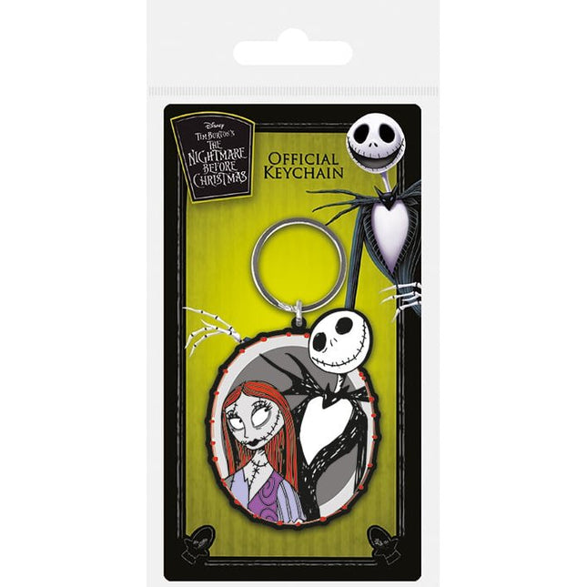 NIGHTMARE BEFORE XMAS - Jack & Sally - Rubber Keychain