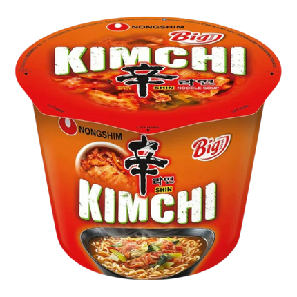 Nongshim Big Bowl Kimchi Shin Vegan – Noodles al Gusto Kimchi