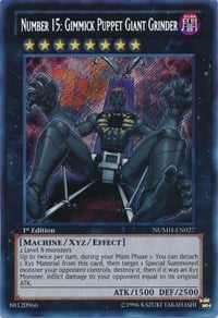 NUMH-027sec · Numero 15: Burattino Arnese Macinatore Gigante / Number 15: Gimmick Puppet Giant Grinder SCR (ITA)