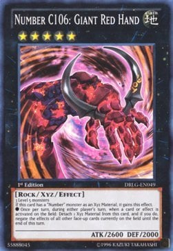 DRLG-049 · Numero C106: Mano Gigante Rossa / Number C106: Giant Red Hand SR (ITA)