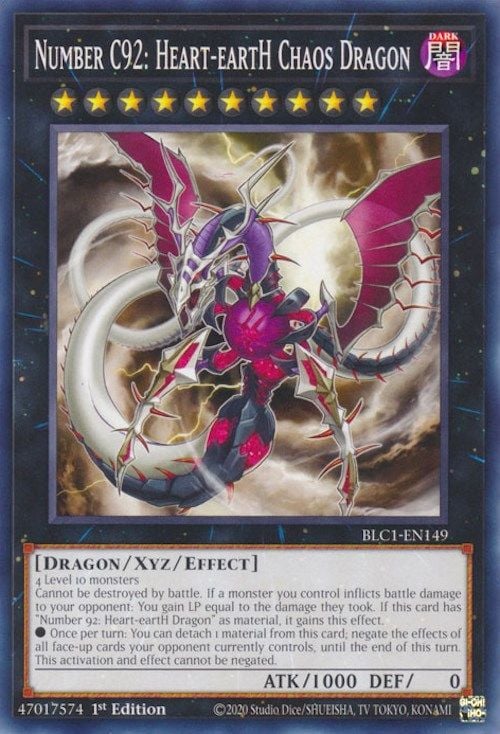 BLC1-149 · Numero C92: Drago del Chaos Heart-eartH / Number C92: Heart-eartH Chaos Dragon (ITA)