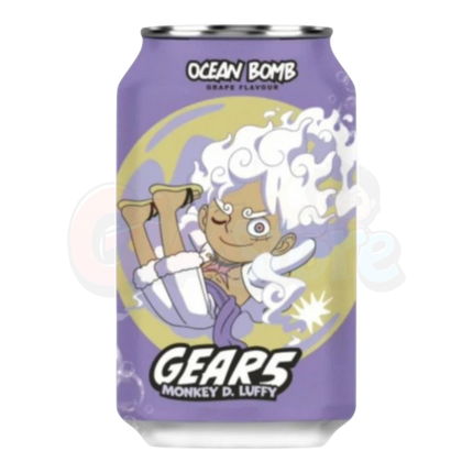 Ocean Bomb One Piece Luffy Gears Bevanda Frizzante Uva 330ml