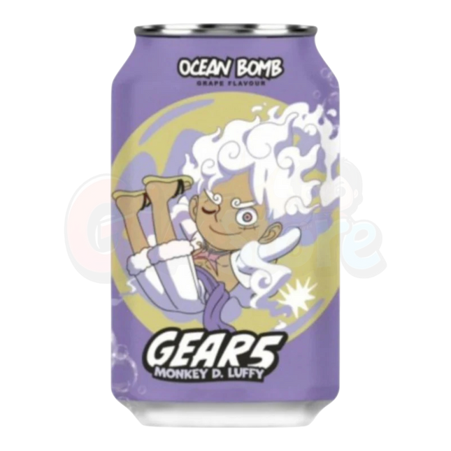 Ocean Bomb One Piece Luffy Gears Bevanda Frizzante Uva 330ml