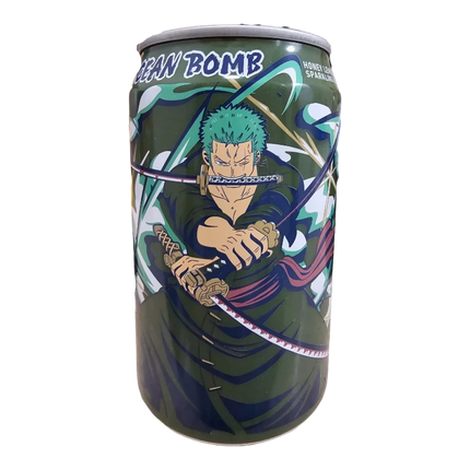 Ocean Bomb One Piece Zoro Soda Frizzante Miele e Limone 330ml