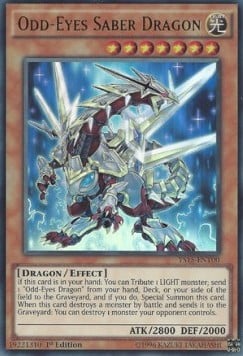 YS15-000 · Drago Sciabola Occhi Diversi / Odd-Eyes Saber Dragon UR (ITA)