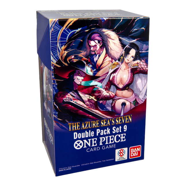 One Piece Card Game – Double Pack Set 9 “The Azure Sea’s Seven” (OP-09)