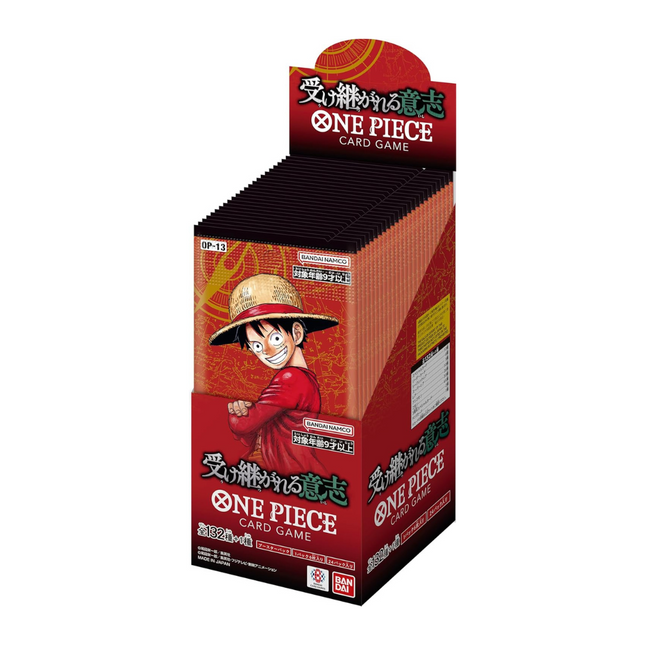 One Piece Card Game OP13 - Carrying on His Will - Booster Box Japanese + Bonus Pack
