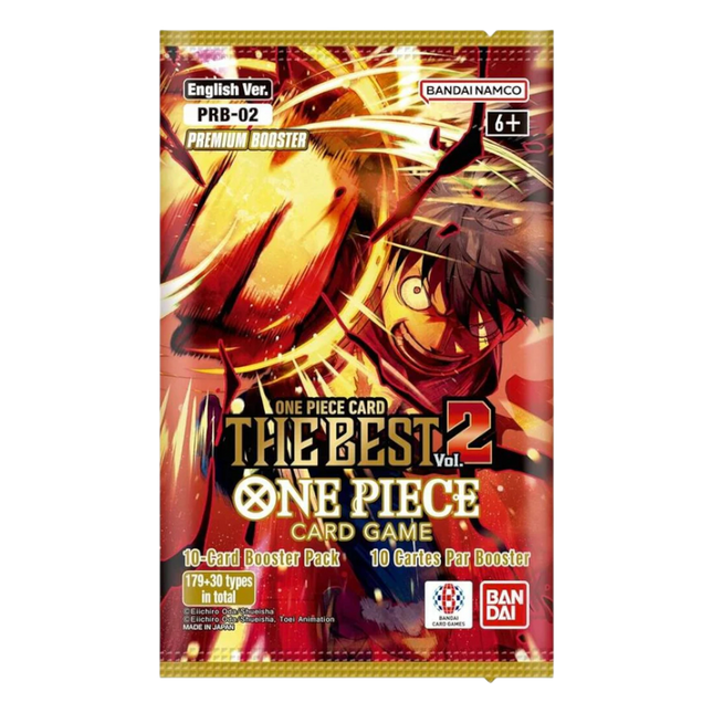 Premium Booster THE BEST Vol.2 PRB02 Display (20 Buste) - ENG One Piece Card Game