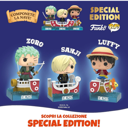 One Piece – Kinder GranSorpresa Special Edition 220 g con Funko Pop! Sorprese