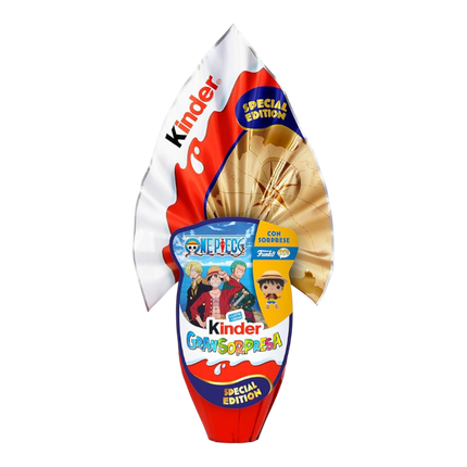 One Piece – Kinder GranSorpresa Special Edition 220 g con Funko Pop! Sorprese