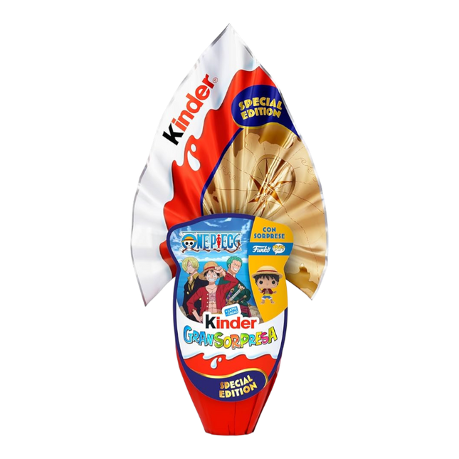 One Piece – Kinder GranSorpresa Special Edition 220 g con Funko Pop! Sorprese