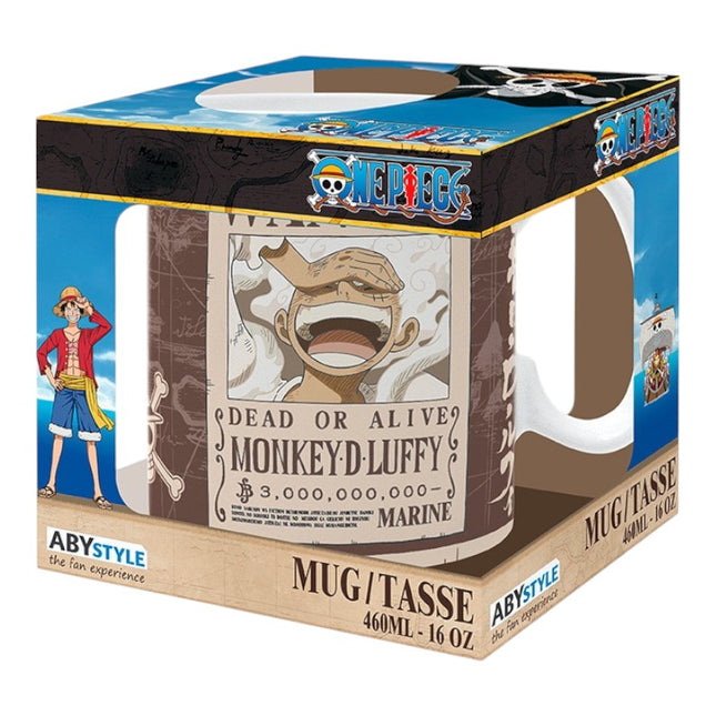 One Piece – Tazza 460 ml – Luffy Wanted – ABYstyle