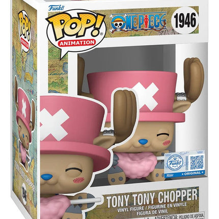 One Piece POP! Animation Vinyl Figure Tony Tony Chopper with Cotton Candy heo Exclusive 9 cm