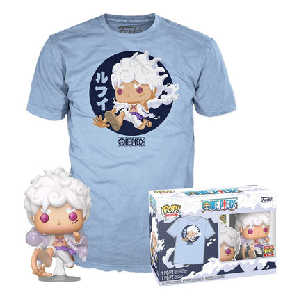 One Piece POP! & Tee Box Luffy Gear Fifth T-shirt + Funko Pop