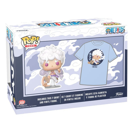 One Piece - Luffy Fifth Gear (FK84278S) Funko Pop! Animation Anime Vinyl Figure 9 cm & Tee Box Size S