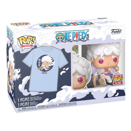 One Piece - Luffy Fifth Gear (FK84278S) Funko Pop! Animation Anime Vinyl Figure 9 cm & Tee Box Size S