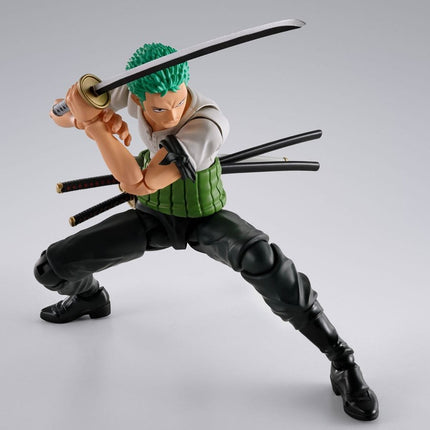 One Piece S.H.Figuarts Action Figure Roronoa Zoro Romance Dawn Ver. 15 cm