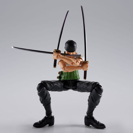 One Piece S.H.Figuarts Action Figure Roronoa Zoro Romance Dawn Ver. 15 cm