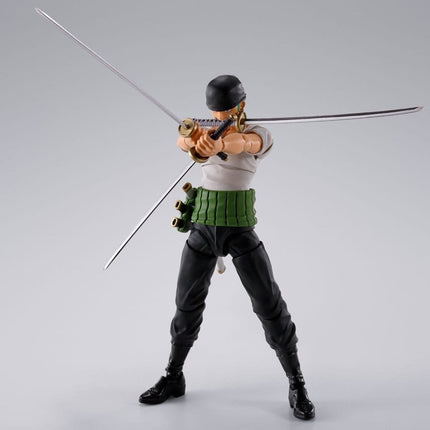 One Piece S.H.Figuarts Action Figure Roronoa Zoro Romance Dawn Ver. 15 cm
